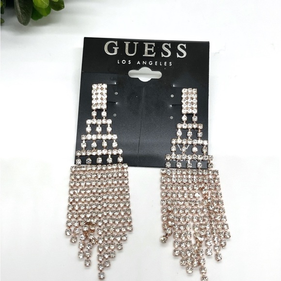 NWOT GUESS Chandelier Earrings - Picture 5 of 5